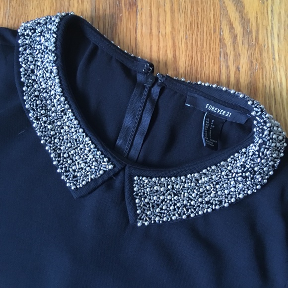 Forever 21 shift dress with gorgeous beading - Picture 3 of 6